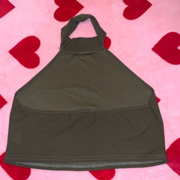 Boohoo High Neck Crop Top - Picture 6 of 11